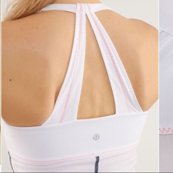 Lululemon Scoop Me‎ Up Tank Mirage Indigo /White 4 - Picture 5 of 11